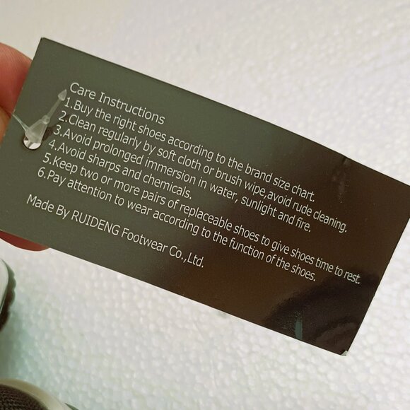 Ruideng Air Cushion Mesh Walking Shoes 7  Women's Black Platform Sneakers - Picture 13 of 14